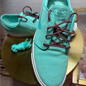 Nike Stefan Janoski Men's Sneakers - Teal and Brown
